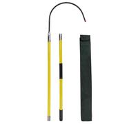 Gancho de rescate aislado HV de 2 m, poste de fibra de vidrio segmentado, gancho extraíble + bolsa de almacenamiento, mango antideslizante para subestaciones, protección contra incendios, construcción