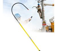 Gancho de rescate aislado para alta tensión, Gancho de rescate aislado alto voltaje con gancho desmontable y bolsa almacenamiento, multicolor, 1 m-3 m(Yellow,2m/6.5ft)