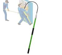 Gancho de rescate aislado para seguridad eléctrica, cabeza desmontable, voltaje de resistencia de 35 KV, 3 m de longitud para operaciones de rescate de emergencia