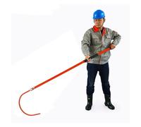 Gancho de rescate aislado para trabajos de incendios eléctricos, herramienta de seguridad de alto voltaje para respuesta de emergencia, equipo de primeros auxilios portátil, protección