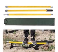 Gancho de rescate aislado Poste de rescate aislado de alto voltaje, for desconexión de energía de emergencia, rescate, operaciones con líneas activas(32.8ft/10m 220kV 5-Sections)