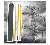 Gancho de rescate aislado, poste de rescate eléctrico desmontable de alto voltaje para emergencias, subestaciones, 35 kv 3 m