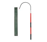 Gancho de rescate aislado, poste de seguridad eléctrica no conductivo para central eléctrica y mantenimiento de fábrica, 3 m de longitud