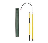 Gancho de rescate aislado, poste de seguridad eléctrica no conductivo para central eléctrica y mantenimiento de fábrica, 3 m de longitud