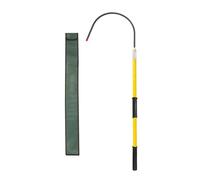 Gancho de rescate aislado, poste de seguridad eléctrica no conductivo para central eléctrica y mantenimiento de fábrica, 3 m de longitud