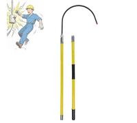 Gancho de rescate aislado profesional, poste aislado epoxi, gancho desmontable de 18 pulgadas, herramienta de seguridad de electrocución para reparaciones de vehículos eléctricos, incendios eléctricos