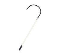 Gancho de Rescate Alta Tensión Aislado, Barra de Seguridad Eléctrica No Conductiva con Mango Aislante, Rescue Hook para Emergencia Eléctrica, Subestación(White,1m)