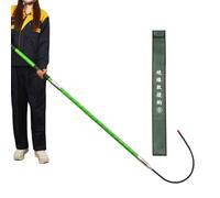 Gancho de rescate con aislamiento de alto voltaje, barra salvavidas de seguridad eléctrica herramienta de gancho de rescate liviana para electrocución de emergencia(Yellow,2m)