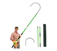 Gancho de rescate de alta tensión, con pértiga telescópica, de 220 lb | 10-220 kV, con aislamiento antielectrocución de 3,3-9,8 pies(Green,2.0m/6.6ft)