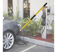 Gancho de rescate de electricista con mango aislado, 1 m, 1,5 m, 2 m, 3 m, 4 m de largo, apertura de 45,7 cm, herramienta de seguridad eléctrica para salvar vidas de emergencia (amarillo, 4 m/157