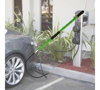 Gancho de rescate de electricista con mango aislado, 1 m, 1,5 m, 2 m, 3 m, 4 m de largo, apertura de 45,7 cm, herramienta salvavidas para emergencias eléctricas (verde, 5 m/197 pulgadas/5 m)