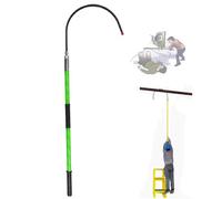 Gancho De Rescate De Seguridad Eléctrica, Gancho De Rescate Aislado Antielectrocución, Alta Herramienta De Seguridad Eléctrica Contra Incendios Y Alto Voltaje, Para Obras De Automoción Green-2m/6.6ft