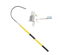 Gancho De Rescate Eléctrico Desmontable, Poste De Emergencia Contra Incendios, Gancho De Rescate Aislado De Alto Voltaje, Capacidad De Carga 100 Kg/220 Lb(Yellow,100cm)
