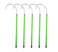 Gancho de rescate, gancho de rescate aislado para electricista de bomberos, gancho de rescate de seguridad eléctrica para reparaciones de vehículos de nueva energía, portátil, 1 m x 5