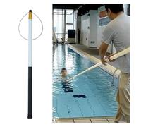 Gancho de rescate para alberca que salva vidas, poste de emergencia telescópico para prevención de ahogamientos, herramienta de rescate de yates portátil ligera, gancho de seguridad ajustable de 4 a