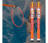 Gancho de rescate para piscina, herramienta telescópica para salvar vidas con poste de fibra de vidrio para seguridad de ahogamiento de emergencia