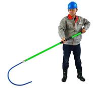 Gancho de rescate portátil, Gancho de Rescate Aislado Seguridad Eléctrica Multicolor 1-3.0m(Green,2m)