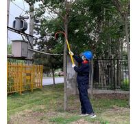 Gancho de rescate telescópico, aislado, equipo de protección de emergencia contra descargas eléctricas, gancho de rescate de bomberos y electricistas (3 m)