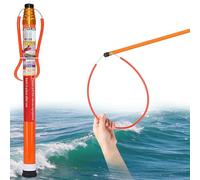Gancho de rescate telescópico ajustable para seguridad en la piscina, equipo esencial para salvar vidas con alcance mejorado para adultos y niños