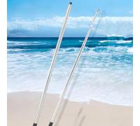 Gancho De Rescate Telescópico para Piscina, Poste De Seguridad Acuática,Mango Antideslizante para Salvar Vidas En Caso De Ahogamiento,Stainless Steel Hook,7.5m