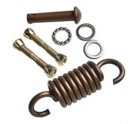 Gancho de resorte para silla colgante con hebilla de metal y pestillo para silla de huevo y accesorios de silla columpio, diseñado para soportar una carga de hasta 250 kg (marrón)