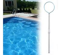 Gancho de seguridad de aluminio para piscina, mango antideslizante para rescate y recuperación, diseño telescópico ligero