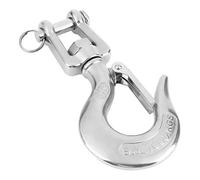 Gancho De Seguridad Gancho Giratorio Acero Inoxidable 304 Gancho De Levantamiento Gancho De Ojo Con Accesorio De Aparejo Para Uso Industrial 650kg / 1000kg(1000kg)