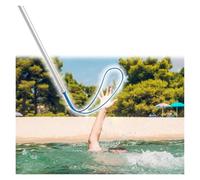 Gancho de seguridad para piscina con poste de rescate de 3/5/7 m, gancho de seguridad ligero y extensible, equipo de rescate de agua para recuperar objetos flotantes/víctimas de ahogamiento (poste de