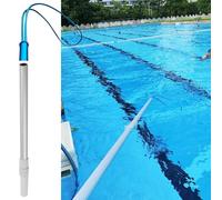 Gancho de seguridad para piscina con poste telescópico, barra profesional para salvar vidas y gancho de rescate, 7 m, 6 m, 4,8 m, 3,6 m, 2 m, 1 m de longitud, salvavidas de aluminio (poste telescópico