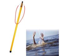 Gancho de seguridad telescópico para piscina, herramienta de rescate ligera de fibra de vidrio para natación, yate y seguridad en la playa