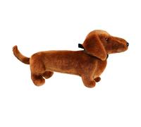 Gancho De Soporte Emocional - Peluc-he PP Algodón 37cm | Objeto Decorativo Para Oficinas E-t Estantes Dachshund Dogg Cachorro Animal De Peluche Suave Y Abrazo Perfecto | Perro Salchicha Footlong