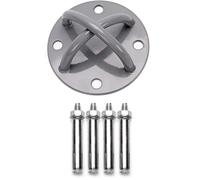 Gancho de Soporte para Techo y Pared para Entrenamiento en Suspensión, Anclaje Fitness para Casa y Gimnasio, Acero Resistente, Compatible con Sistemas de Suspensión, Yoga Aéreo, Cuerdas y Hamacas.