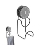 Gancho de succión giratorio: sin percha de pared de perforación, soporte de bastidor de almacenamiento extraíble de servicio pesado | Organizador de vestido de toalla de baño, soporte para sombrero de