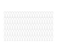 Gancho de techo de 100 piezas, clips de rebote automático de acero galvanizado para colgar un letrero de techos suspendidos de rejilla de azulejos