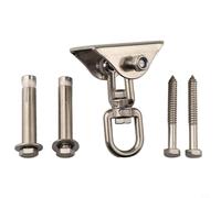 Gancho de techo de acero inoxidable resistente, solución segura para sillas de cabestrillo, columpios de pájaros y toallas de yoga con fácil instalación