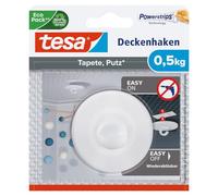 Gancho de techo tesa para papel pintado y yeso, gancho autoadhesivo, adecuado para montar elementos decorativos, cada gancho soporta hasta 0,5 kg, se puede retirar sin dejar rastro