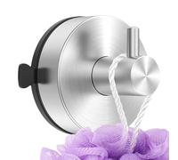 Gancho de toalla con ventosa | Soporte de toalla de acero inoxidable | Percha de puerta reutilizable, toallero extraíble para toalla de baño, cocina, bata, , ropa