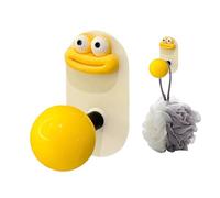 Gancho de toalla para pared, soporte de baño | toallero decorativo | accesorios de baño, adhesivo de dibujos animados estante de almacenamiento para ducha de cocina, dormitorio, inodoro