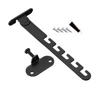 - Gancho de viento de aleación de aluminio | Limitador de ventana ajustable, cerrojo de seguridad resistente al viento para ventanas de madera y con bisagras, cierre de seguridad enster