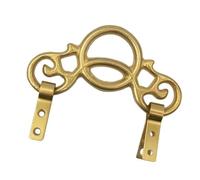 Gancho decorativo de cobre de estilo antiguo para mirar gafas, obras de arte, herramienta de montaje genérica, solución de almacenamiento de hogares, gancho de cobre para marco de fotos, colgador de