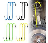 Gancho Del Cilindro De Freno,12 Piezas Ganchos De Suspensión De Pinza De Freno,Gancho Para Pinza De Freno Con Punta De Goma,Ganchos Para Pinzas De Freno Para Ejes Suspendidos,Frenos De Disco,Frenos