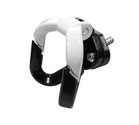 Gancho delantero para scooter eléctrico, aleación de aluminio, soporte de manillar doble para almacenamiento de bolsas de casco, accesorios de motocicleta MTB (F)