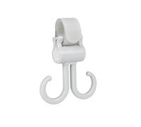 Gancho Doble Para Cochecito Doble Organizadores De Cosas Bebés Monedero De Comestibles Accesorios Mamás Ganchos Mamás Clips Bolsas Colgar