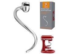 Gancho en espiral de acero inoxidable compatible con batidoras Kitchen Aid de 6 cuartos de galón