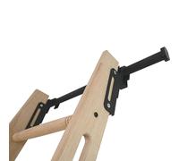 Gancho Extensible Negro para Escalera de Biblioteca rodante, Kit de herrajes para Escalera corrediza Estilo Granero, riel/riel Redondo (sin Escalera), Rodillo de Piso con Freno (tamaño: 700