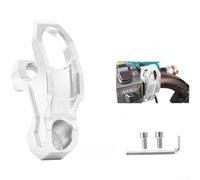 Gancho frontal plegable para Honda para scooter pcx 160 - Soporte para manillar de motocicleta para cascos y equipaje - Rojo (plata)