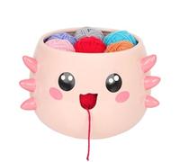 Gancho genérico Bowls for Yarn - Organizador de almacenamiento de dibujos animados | Cute Yarn Bowl Dispenser for Crocheters Knitters | Women Adults Beginners Craft Room Studio Use