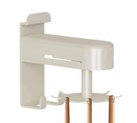 Gancho giratorio de cocina - Estante montado en la pared, colgador de caballo | Soporte organizador de utensilios adhesivo sin taladro, unidad de almacenamiento multifuncional para olla, sart