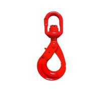 Gancho giratorio for aparejos de alta resistencia, ganchos de elevación de acero 1T-30T, gancho giratorio autoblocante for levantamiento de pesas y construcción de barcos(Self-locking hook 8t)
