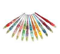 Gancho Hooks para Principiantes | 9 Piezas Herramientas de | Gancho para Cubierta, for Women Girls Wives Beginners Art Teachers Ganchillos Blankets Scarves Studio